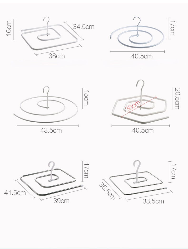 Space Saving Collapsible Laundry Drying Rack