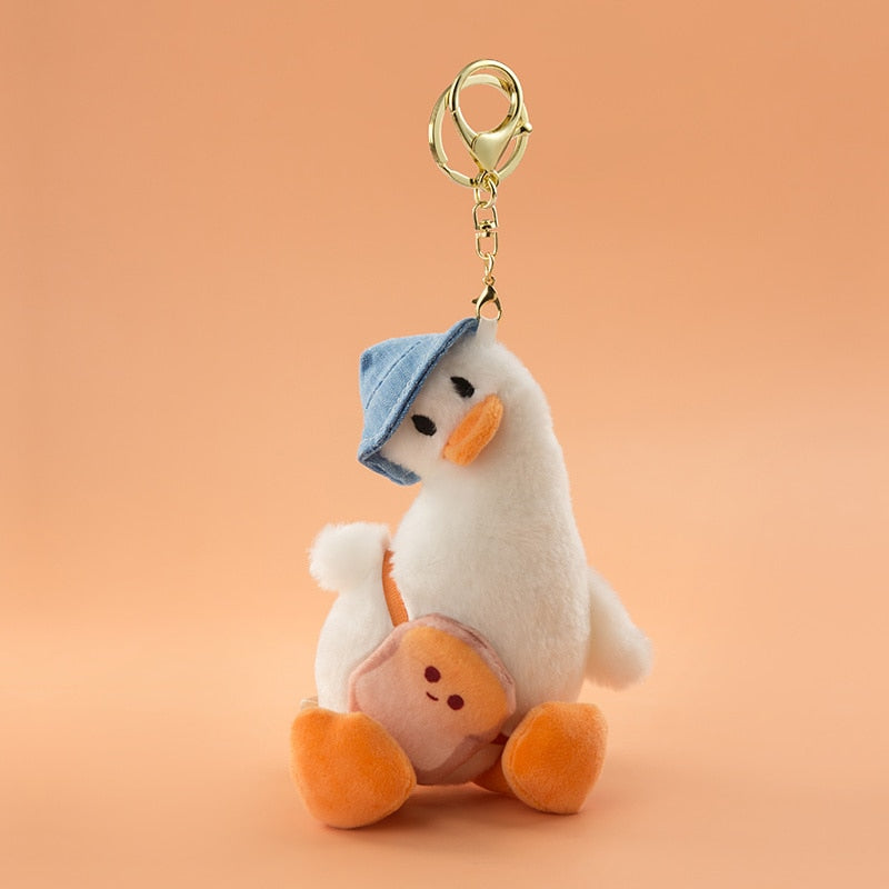 Colorful Cute Duck Keychain Accessory - Luxicro
