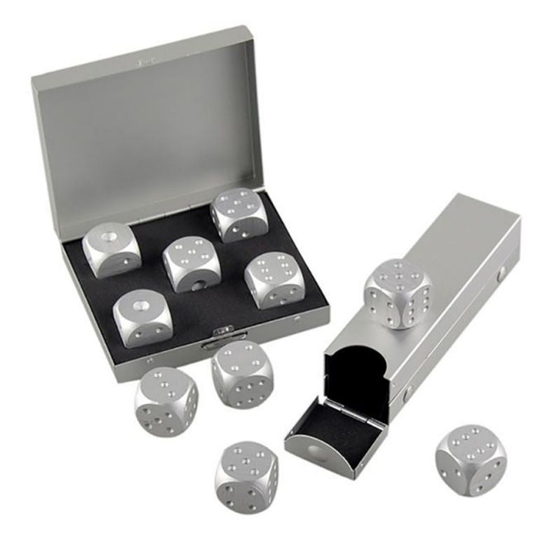 Premium 5pc Metal Dice Set