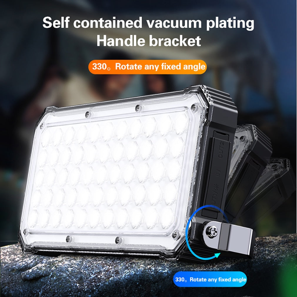 Waterproof LED Portable Power Bank Charger Lamp