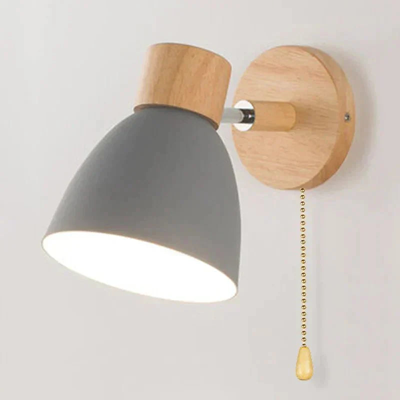 Classic Wood Wall Light - Warm Modern Style