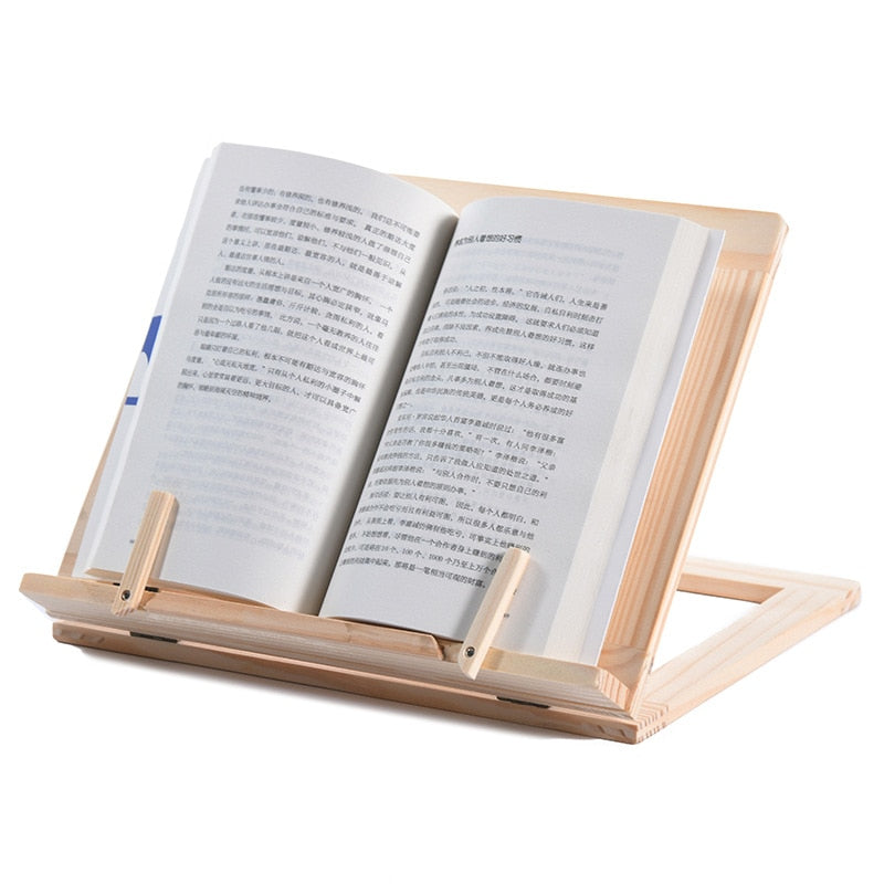 Natural Wood Tablet Stand