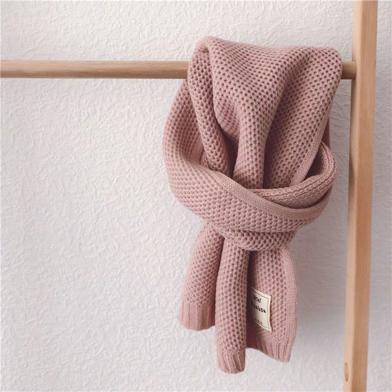 Cozy Childrens Knit Scarf