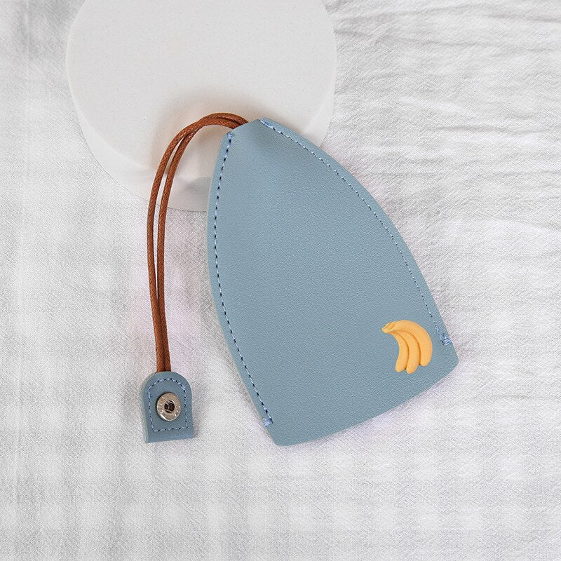 Vibrant Fruit Phone Keychain Pouch