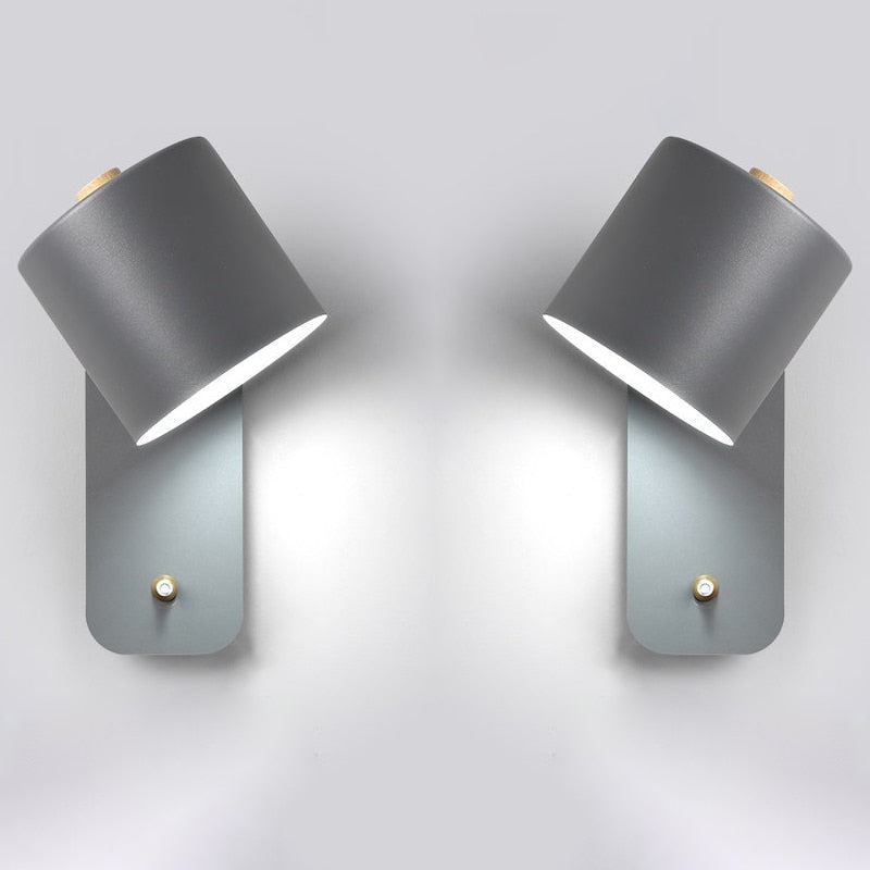 Contemporary LED Wall Light with Switch