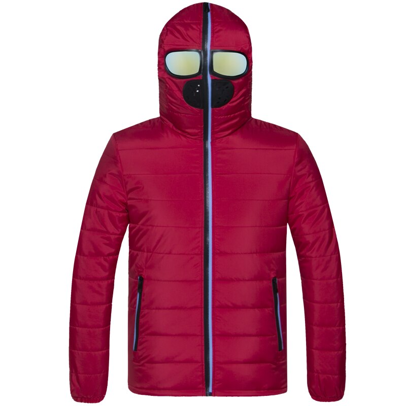 Warm Full Face Cover Hooded Parka with Goggles