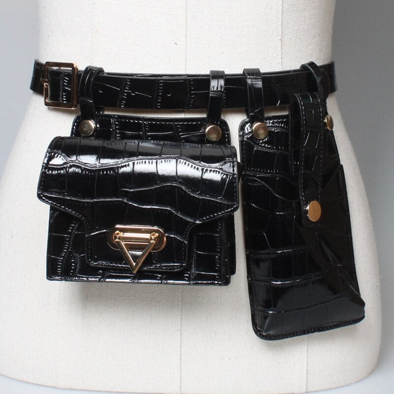 Compact Genuine Leather Cross Body Purse