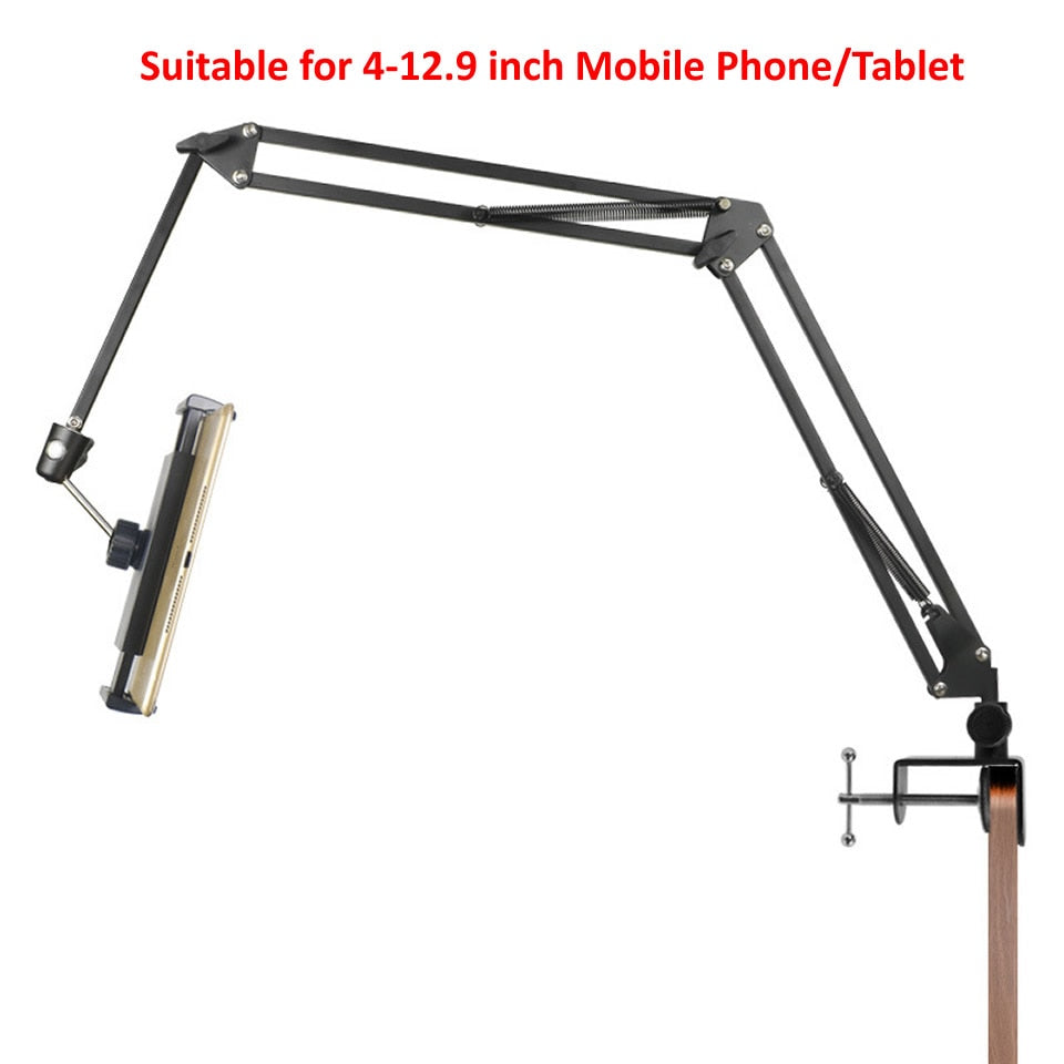Durable Ergonomic Tablet Desk Mount Holder - Luxicro