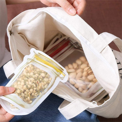 Clear Reusable Plastic Storage Bags
