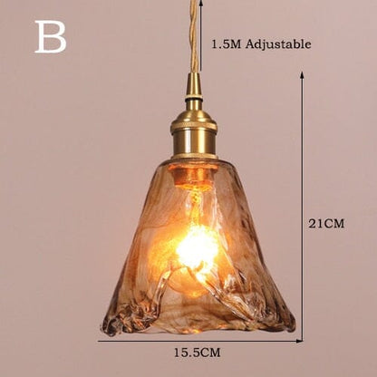 Bright Glass Pendant Light For Kitchen And Bathroom