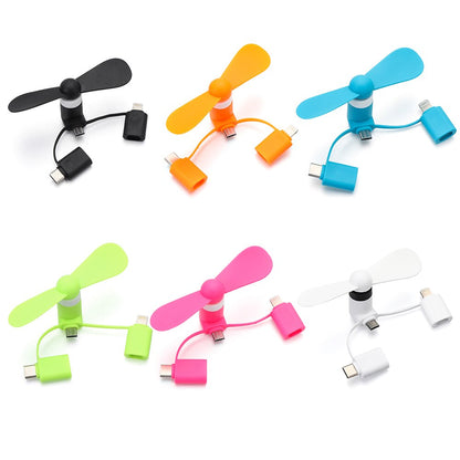 Compact Mini USB Phone Cooler Fan