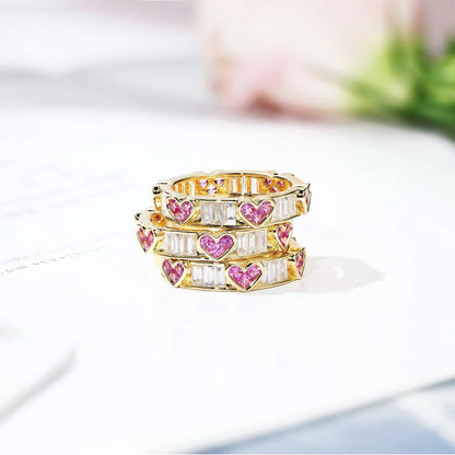 Lovely Heart Cut Diamond Engagement Ring