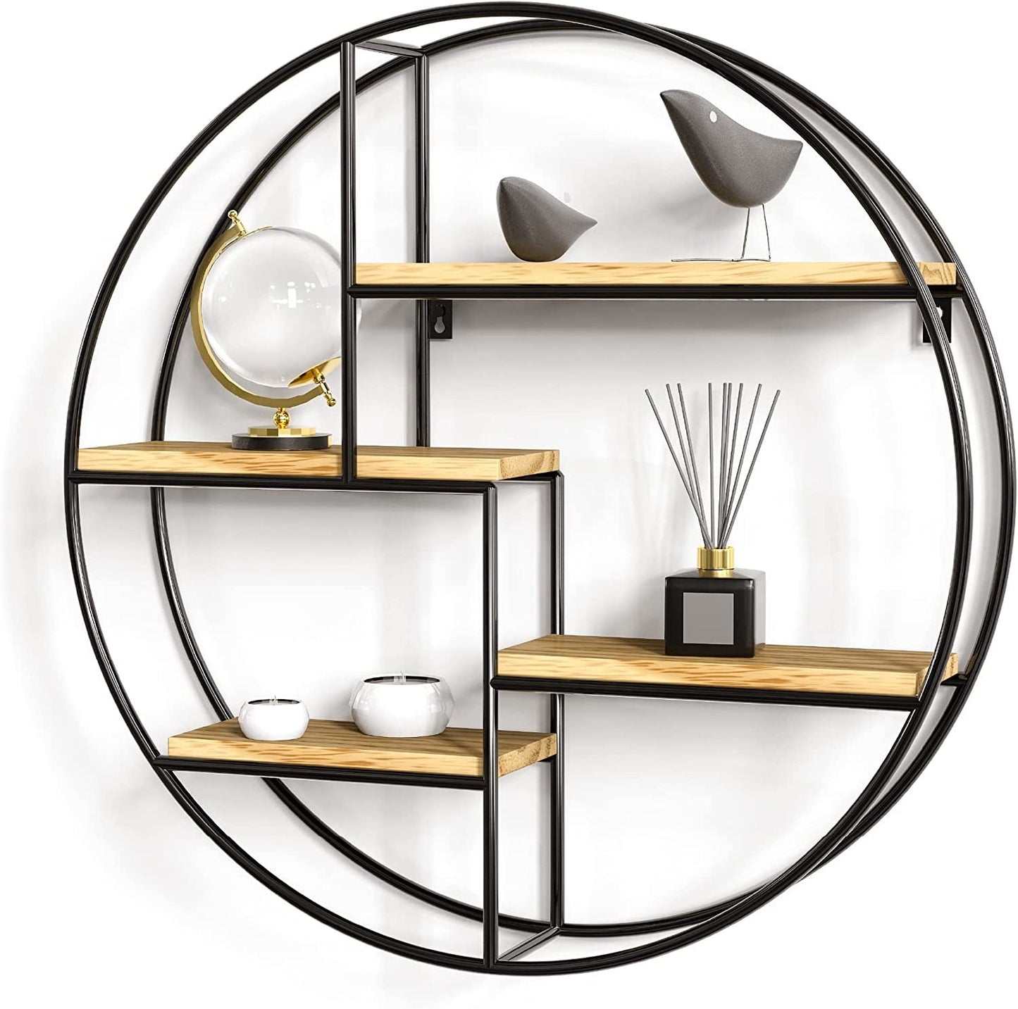 Rustic Metal Circle Wall Bracket - Luxicro