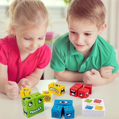 Natural Wooden Building Blocks Set