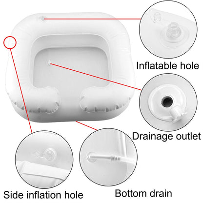 Folding Travel Hair Washing Sink with Drainage