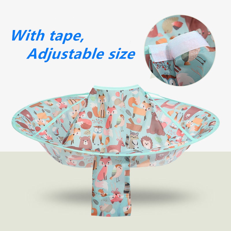 Practical Reusable Children's Hair Cutting Bib