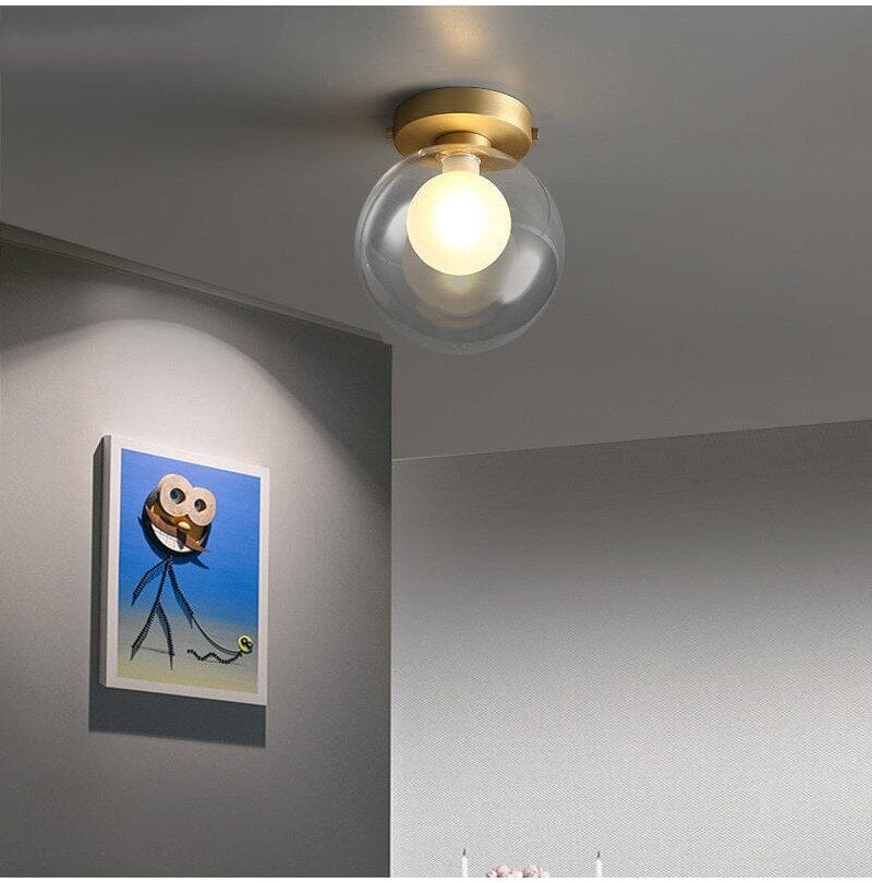 Elegant Glass LED Wall Lamp Modern Lighting Fixture