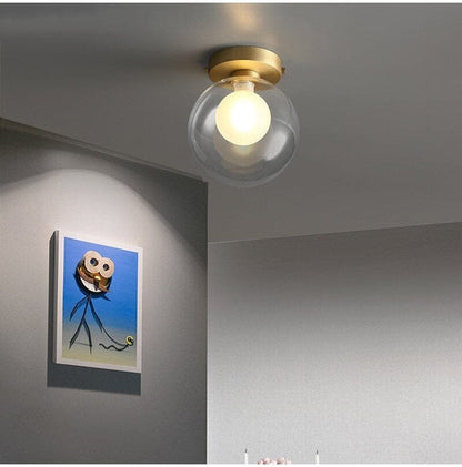 Elegant Glass LED Wall Lamp Modern Lighting Fixture