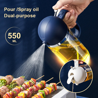 Practical 2-in-1 Oil Spray Bottle