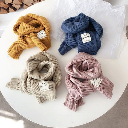 Cozy Childrens Knit Scarf