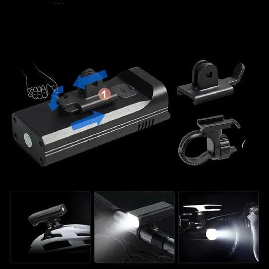 Bright 5000 Lumen Rechargeable Bike Headlight - Luxicro