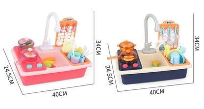 Kid's Interactive Kitchen Playset with Accessories