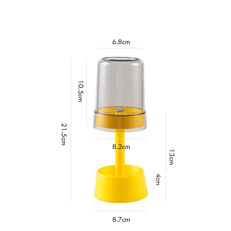 Bright Bathroom Toothbrush Organizer Cup