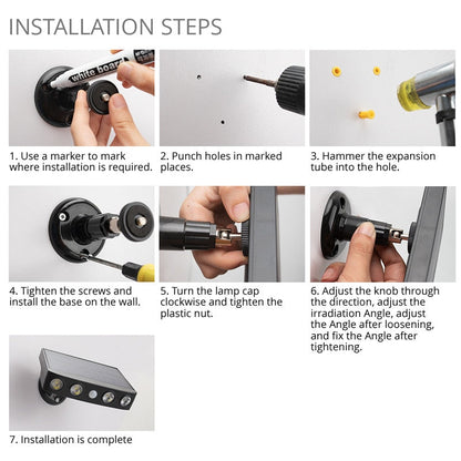 Bright Solar Powered Motion Light Outdoor