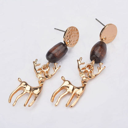 Festive Holiday Christmas Tree Dangle Earrings - Luxicro