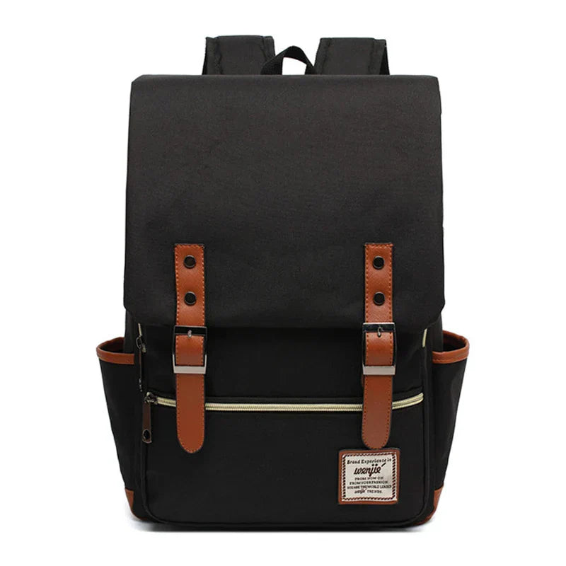 Timeless Genuine Leather School Backpack