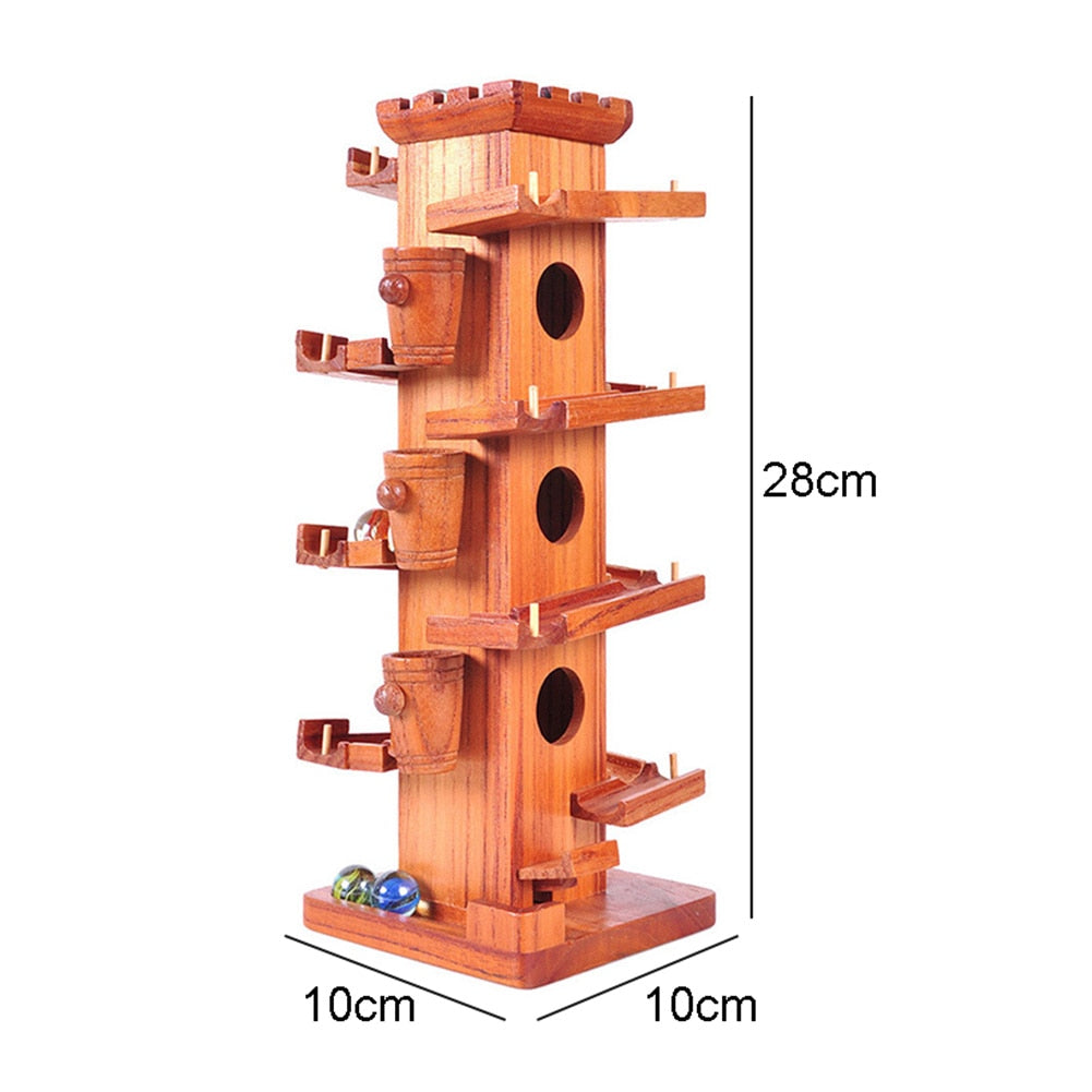 Challenging 3D Wood Brain Teaser Toy