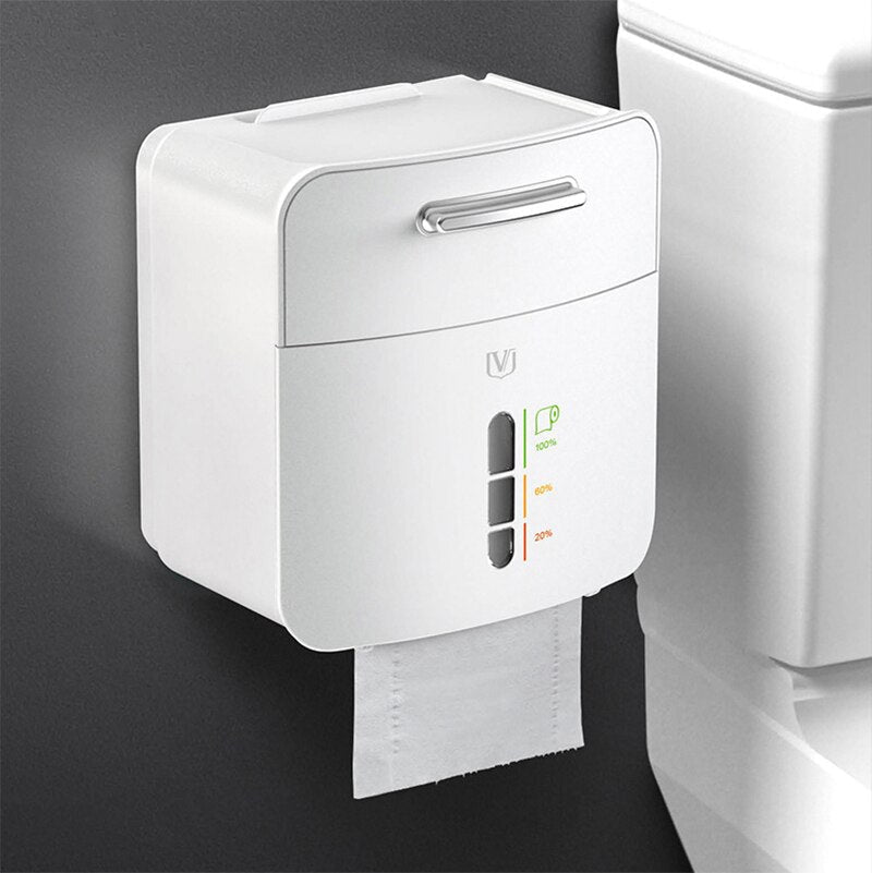 Compact Wall Mount Toilet Paper Holder