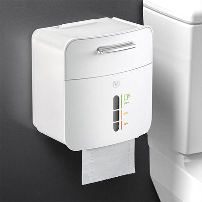Compact Wall Mount Toilet Paper Holder