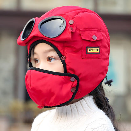 Trendy Safety Aviator Goggles Hat