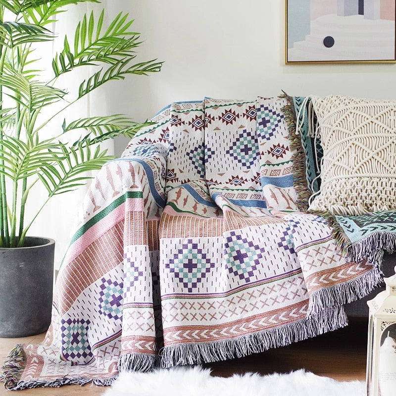 Soft Plush Autumn Throw Blanket