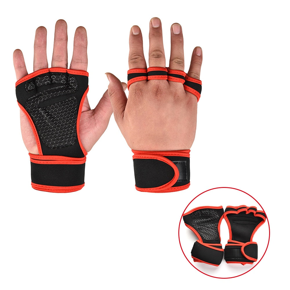 Breathable Grip Fitness Gym Gloves