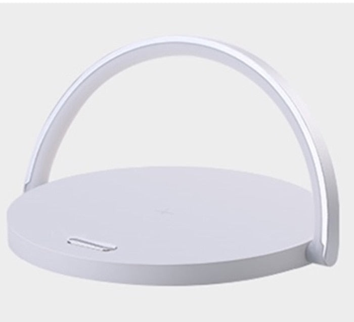 Modern 3-in-1 LED Night Lamp With Wireless Charger