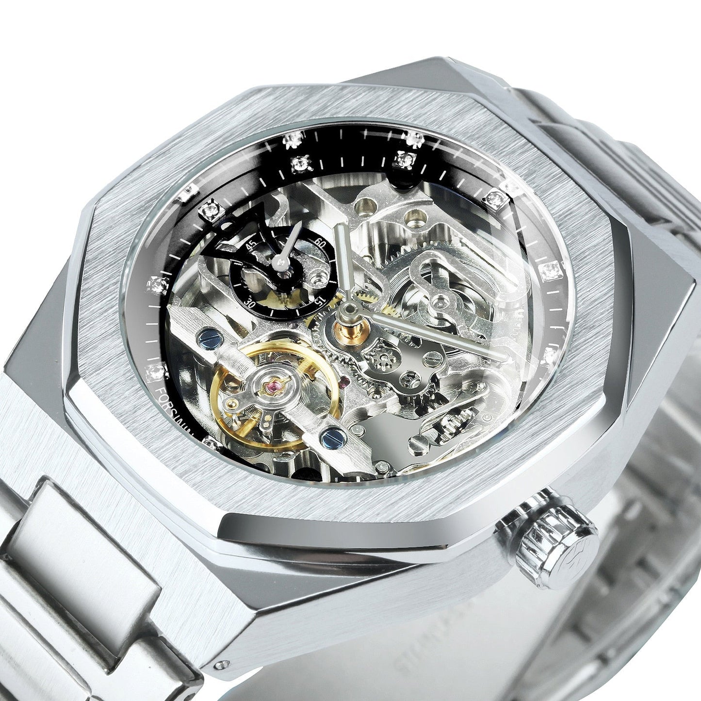 Premium Mechanical Open Face Men's Watch