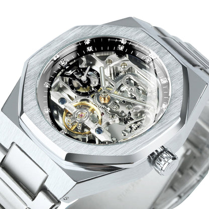 Premium Mechanical Open Face Men's Watch