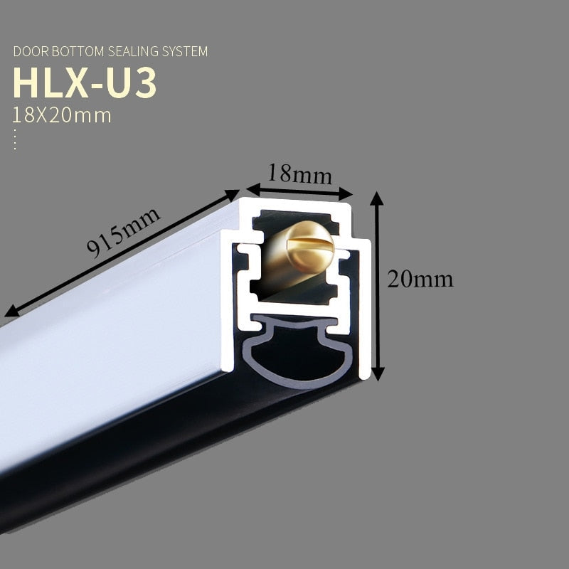 Automatic Hands-Free Door Seal Strip