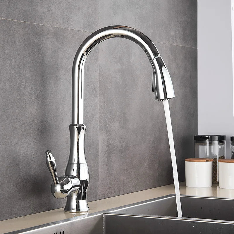 Luxury Brushed Kitchen Faucet