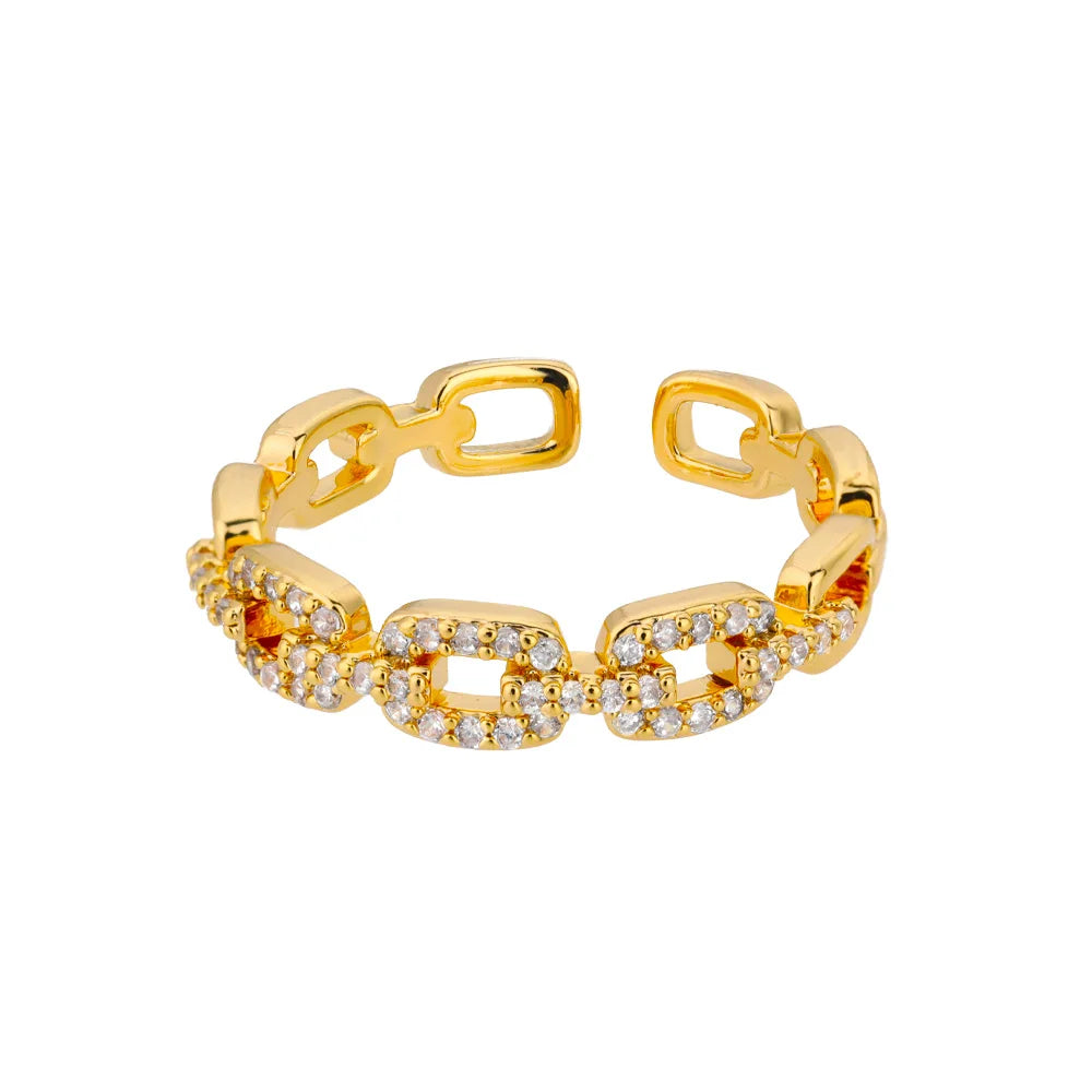 Personalized Diamond Style Chain Ring - Luxicro