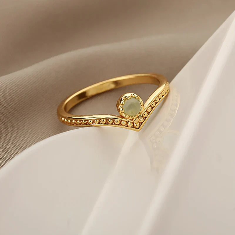 Vintage Inspired Opal Engagement Ring