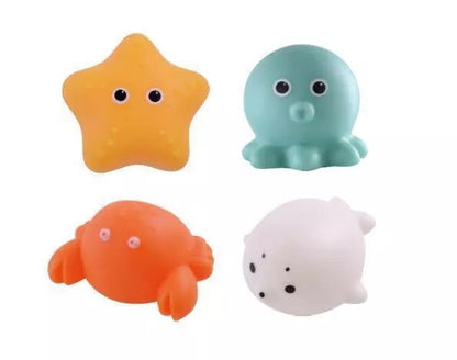 Colorful Fun Bath Toy Collection