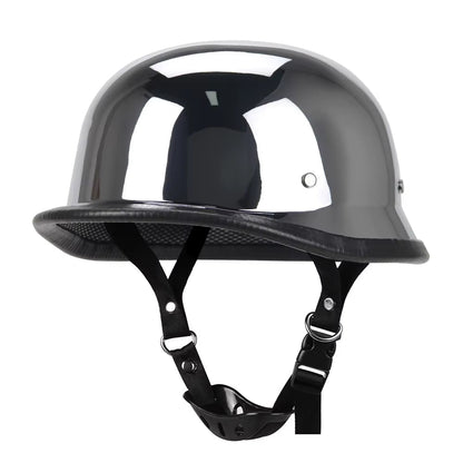 Lightweight Bike Open Face Helmet with Chin Strap