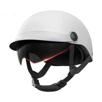 Classic Gloss Motorcycle Half Face Helmet with Visor