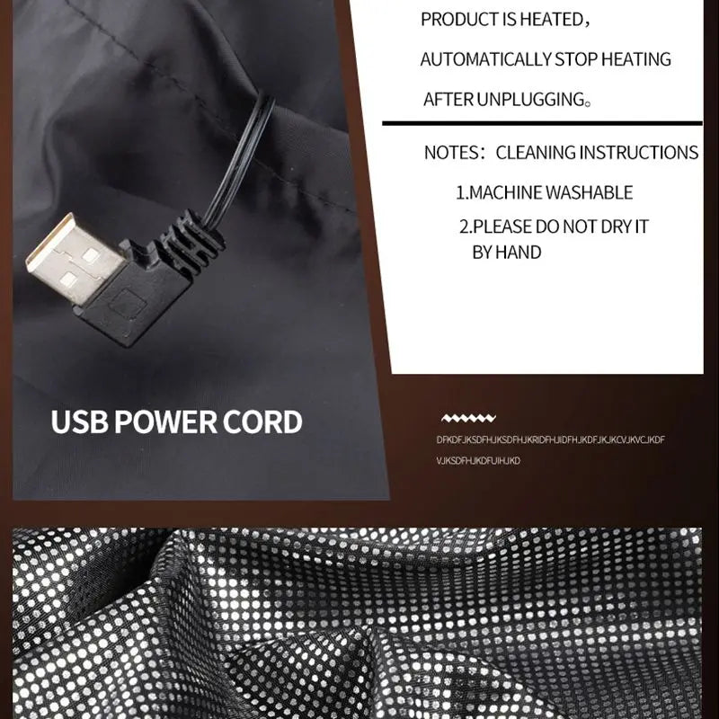 Cozy Electric Heating Jacket for Men Women