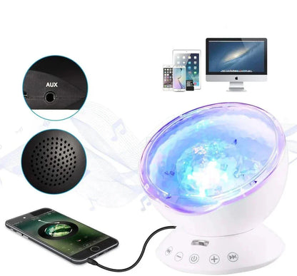 Bright Ocean Theme Table Lamp