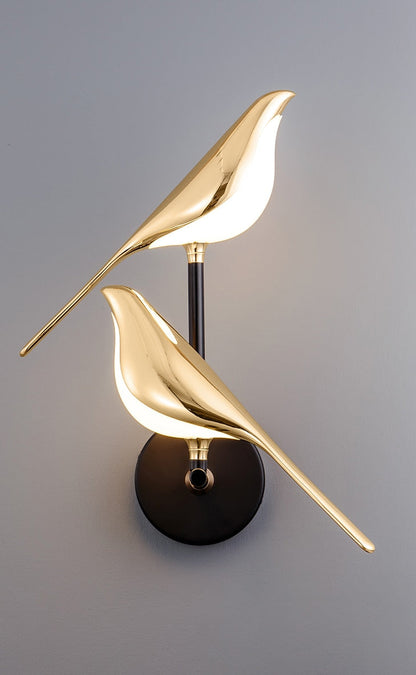 Stylish LED Bird Wall Light