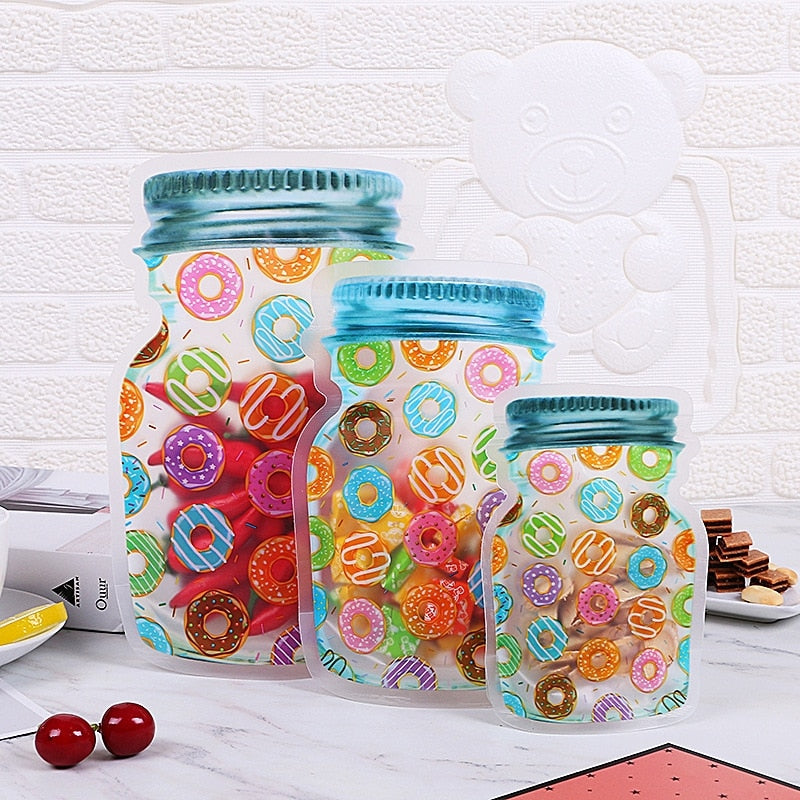 Durable Transparent Zipper Storage Bags
